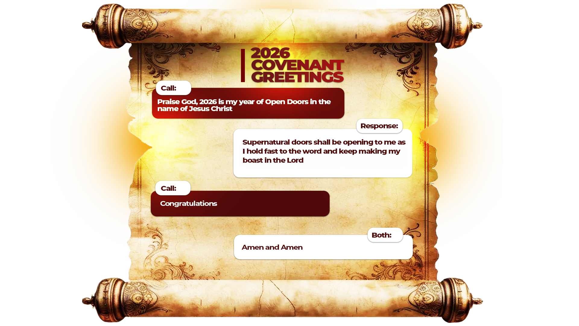Bishop David O. Oyedepo waving — Covenant Greetings poster
